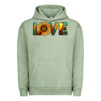 Pigment Oil Green desert sunflower love Urban Hoodie - RanaPortraitStore