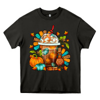 Asphalt Thanksgiving Frappe Coffee Heavy Core Tee - FaDigitalArtStudio