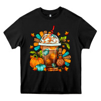 Black Thanksgiving Frappe Coffee Heavy Core Tee - FaDigitalArtStudio