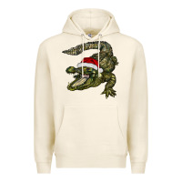 Tofu Christmas alligator Premium Hoodie - BarkalooDesign