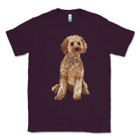 Plum cockapoo Classic Tee - RanaPortraitStore