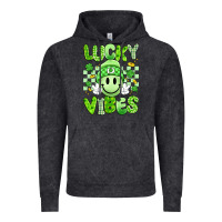 Vintage Black lucky vibes Vintage Hoodie - Artiststas