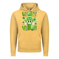 Vintage Mustard lucky vibes Vintage Hoodie - Artiststas