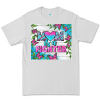 Dove Grey Mom Is A Fighter Tumbler Premium Tee - BundleAndBundleShop