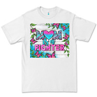 White Mom Is A Fighter Tumbler Premium Tee - BundleAndBundleShop