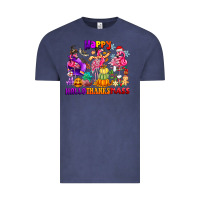 Vintage Denim Happy Hallo Thanks Mas Vintage Tee - CowhideDigitalArt