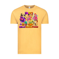 Vintage Mustard Happy Hallo Thanks Mas Vintage Tee - CowhideDigitalArt