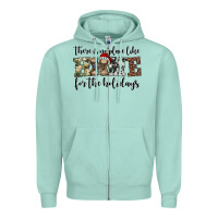 Seafoam army christmas proud veteran Zipper Hoodie - Jasminsmagicworld