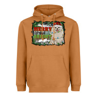 Meerkat merry and bright pomeranian Heavyweight Hoodie - RanaPortraitStore