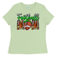 Matcha football mom Ladies Tee - CowhideDigitalArt