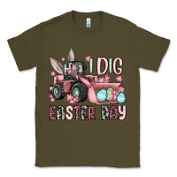 Army Green I dig Easter Day Classic Tee - OliviaCreatesArt