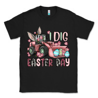 Black I dig Easter Day Classic Tee - OliviaCreatesArt