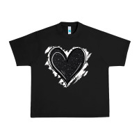 Black black glitter heart Urban Heavy Tee - Jasminsmagicworld