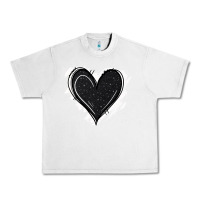 Lunar Rock black glitter heart Urban Heavy Tee - Jasminsmagicworld