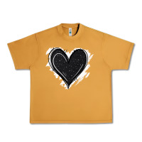 Peanut Butter black glitter heart Urban Heavy Tee - Jasminsmagicworld