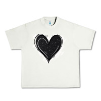 Pistachio black glitter heart Urban Heavy Tee - Jasminsmagicworld