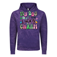 Cloud Purple my dog is my lucky charm Vintage Hoodie - Artiststas