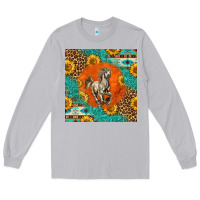 Moon Dust western percheron horse Long Sleeve Tee - LillyAllenDesigns
