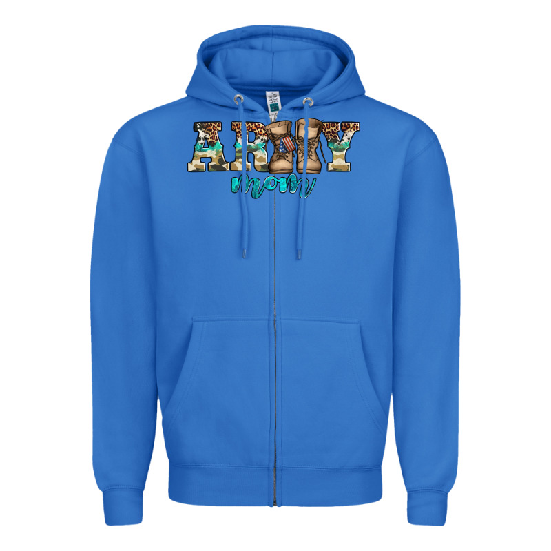 Western Camo Pattern Army Mom Zipper Hoodie by Jasminsmagicworld | Teevron