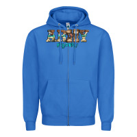 True Royal western camo pattern army mom Zipper Hoodie - Jasminsmagicworld