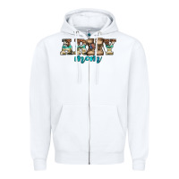 White western camo pattern army mom Zipper Hoodie - Jasminsmagicworld