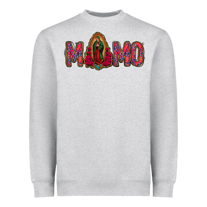 Lady Of Guadalupe Momo Heavyweight Sweatshirt by Jasminsmagicworld | Teevron
