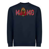 Navy Lady Of Guadalupe Momo Heavyweight Sweatshirt - Jasminsmagicworld