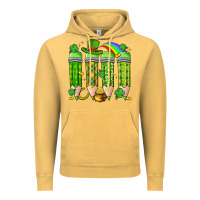 Vintage Mustard st. patrick's day teacher pencils Vintage Hoodie - Artiststas