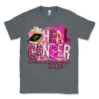 Charcoal Heather heal cancer for nothing is impossible with god Classic Tee - BarkalooDesign