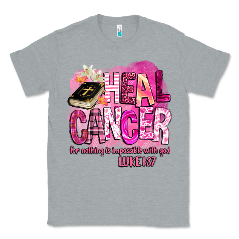 Heal Cancer For Nothing Is Impossible With God Classic Tee by BarkalooDesign | Teevron