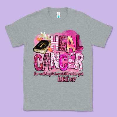 Heal Cancer For Nothing Is Impossible With God Classic Tee Designed By Barkaloodesign