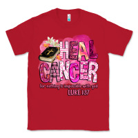 Red heal cancer for nothing is impossible with god Classic Tee - BarkalooDesign