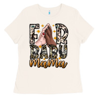 Bone Fur Baby Mama Ladies Tee - CowhideDigitalArt