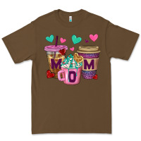 Cacao Western Mom Coffee Cups Premium Tee - BundleAndBundleShop