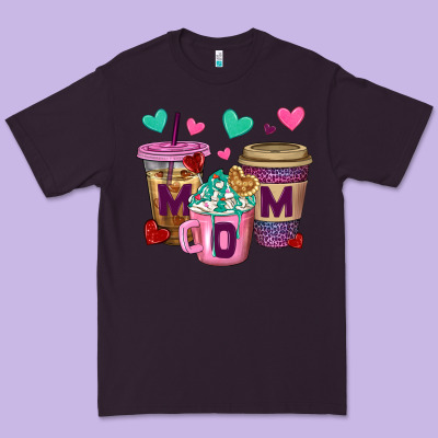Western Mom Coffee Cups Premium Tee Designed By Bundleandbundleshop