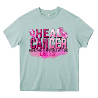 Arona Heal Cancer for nothing is impossible Heavy Core Tee - FaDigitalArtStudio