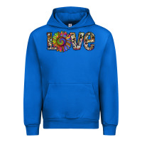 Cobalt tie dye sunflower love Urban Hoodie - RanaPortraitStore