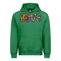 Emerald tie dye sunflower love Urban Hoodie - RanaPortraitStore