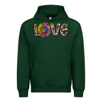 Foreset Green tie dye sunflower love Urban Hoodie - RanaPortraitStore