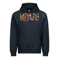 Navy tie dye sunflower love Urban Hoodie - RanaPortraitStore