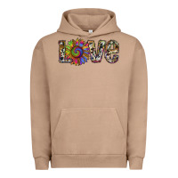 Pigment Burro tie dye sunflower love Urban Hoodie - RanaPortraitStore