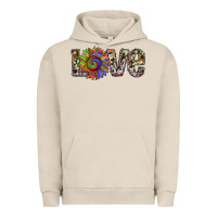 Pigment French Oak tie dye sunflower love Urban Hoodie - RanaPortraitStore