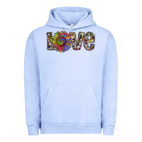 Pigment Grape Ice tie dye sunflower love Urban Hoodie - RanaPortraitStore