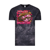 Cloud Black Howdy Valentine Vintage Tee - CowhideDigitalArt