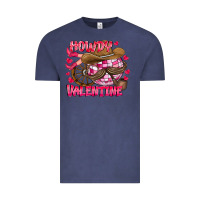 Vintage Denim Howdy Valentine Vintage Tee - CowhideDigitalArt