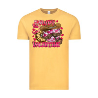 Vintage Mustard Howdy Valentine Vintage Tee - CowhideDigitalArt