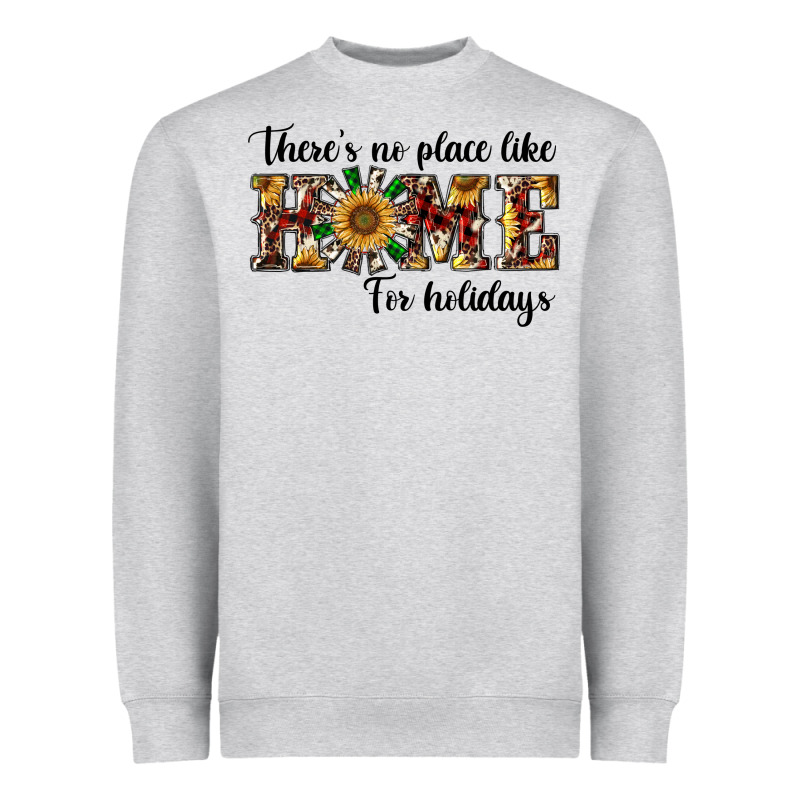 There's No Place Like Home For Holidays Heavyweight Sweatshirt by RanaPortraitStore | Teevron