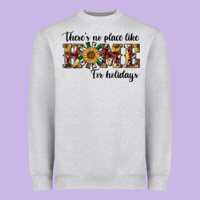 There's No Place Like Home For Holidays Heavyweight Sweatshirt Designed By Ranaportraitstore