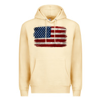 Pina Colada Distressed American Flag Premium Hoodie - Jasminsmagicworld