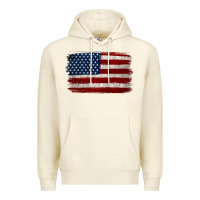 Sandshell Distressed American Flag Premium Hoodie - Jasminsmagicworld
